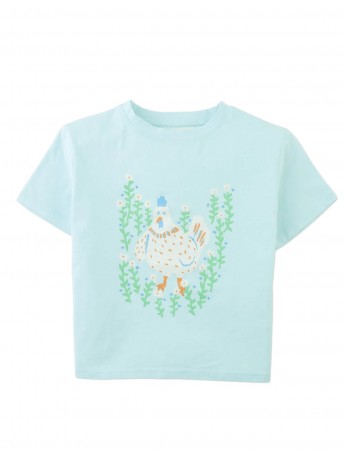 Vera Graphic Tee With Chicken Print