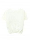 Anika Graphic Tee with Elastic Hem and Floral Bee Print