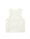 Lada Ribbed Tank Top With All-Over Floral Print