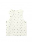 Lada Ribbed Tank Top With All-Over Floral Print