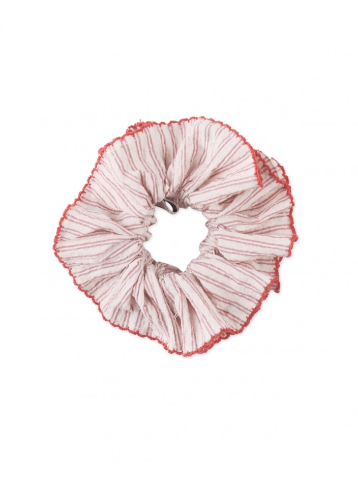 Rue Scrunchies With Picoting Edges