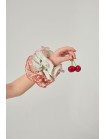 Rue Scrunchies With Picoting Edges