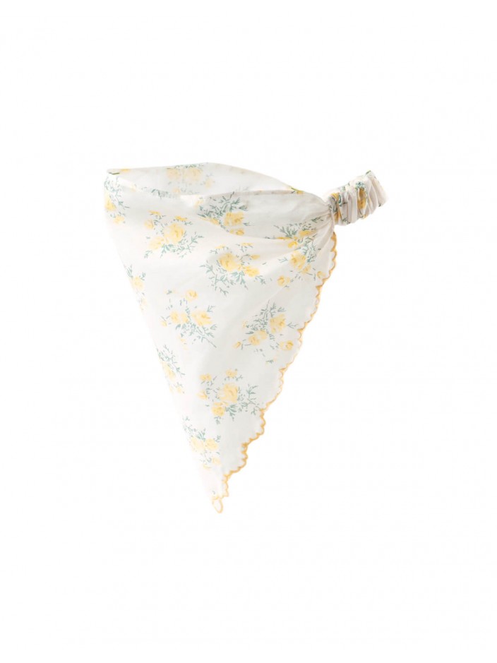 Avalon Turban With Scallop Embroidery