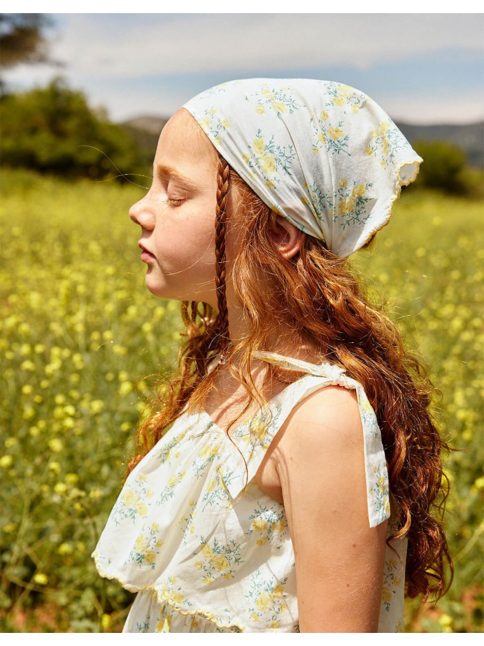 Avalon Turban With Scallop Embroidery