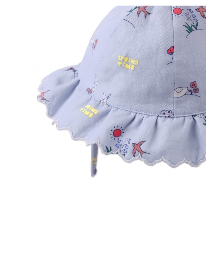 Baby Fraya Hat With Scallop Embroidery