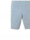 Baby Philip Linen Dungarees with Cotton Tape Straps