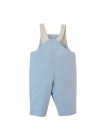 Baby Philip Linen Dungarees with Cotton Tape Straps