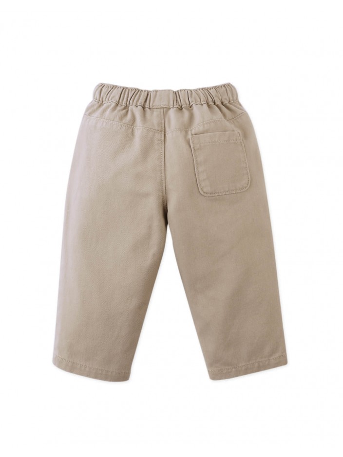 Baby John Garterized Pants with Side Patch Pockets