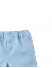 Baby Dewey Garterized Shorts with Open Seam Accent Thread