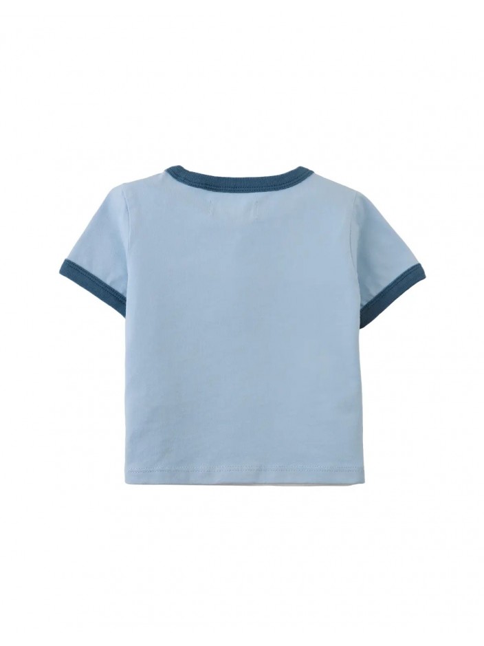 Baby Mathias Ringer Tee with Cool Dudes Graphic