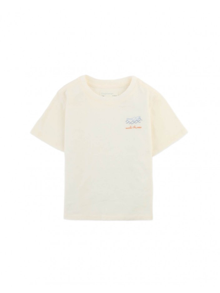 Baby Mathias Ringer Tee with Seagull Graphic