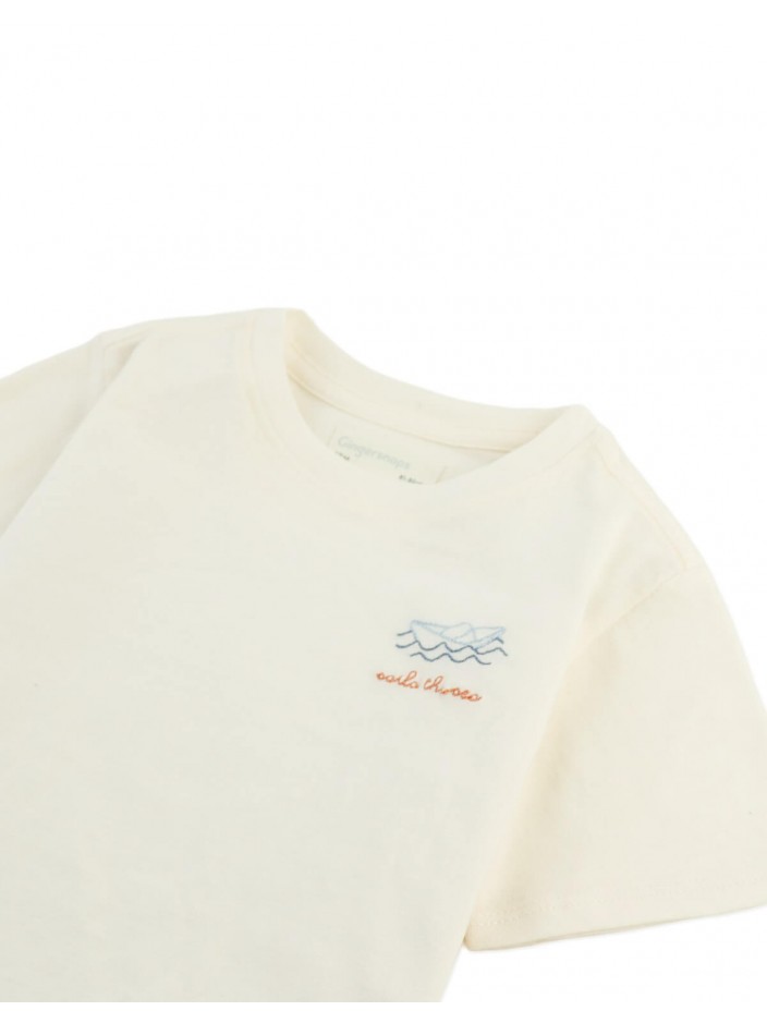 Baby Mathias Ringer Tee with Seagull Graphic