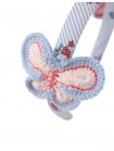 Wisteria Headband With Crochet Butterflies