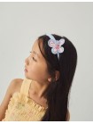 Wisteria Headband With Crochet Butterflies