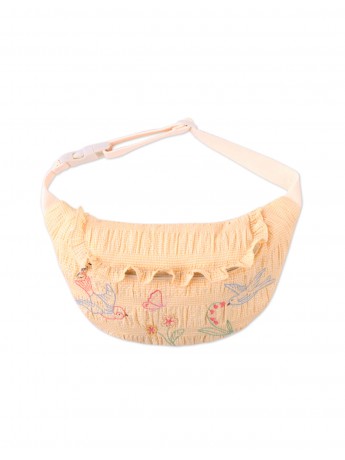 Delta Headband With Center Knot & Embroidery