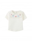 Baby Jurin Embroidered Top & Checkered Shorts Set
