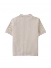 Diether Zipped Up Cable Jersey Polo Shirt