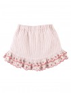 Remi Ruffled Hem Skorts with Botanical Embroidery
