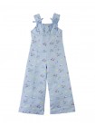 Harvey Empire-Cut Jumpsuit with Decorative Bow Ties