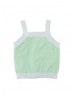 Gabriella Top with Cross-Stitch Embroidery & Scalloped Edges
