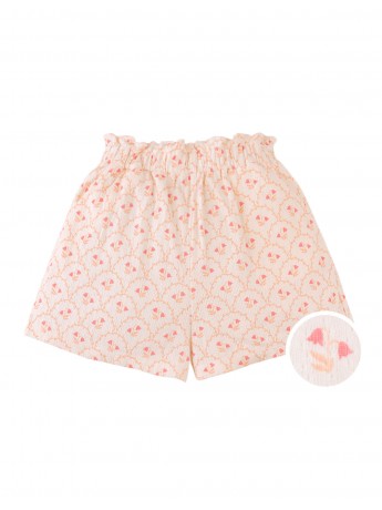 Erica Textured Paper-bag Waistline Shorts