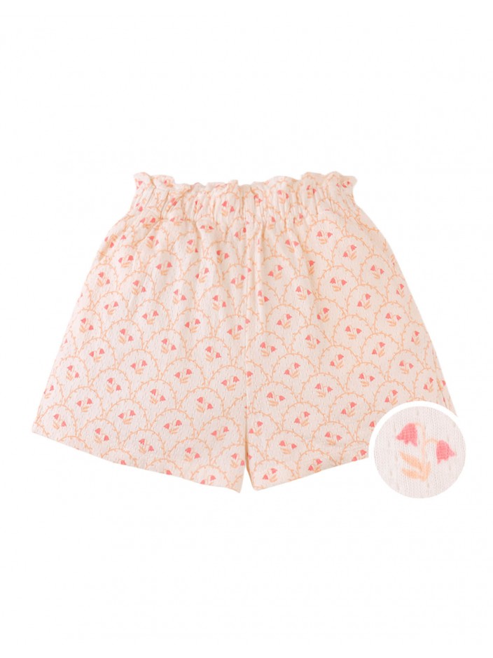 Erica Textured Paper-bag Waistline Shorts