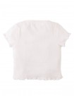 Gardenia Textured Top with Front Ties