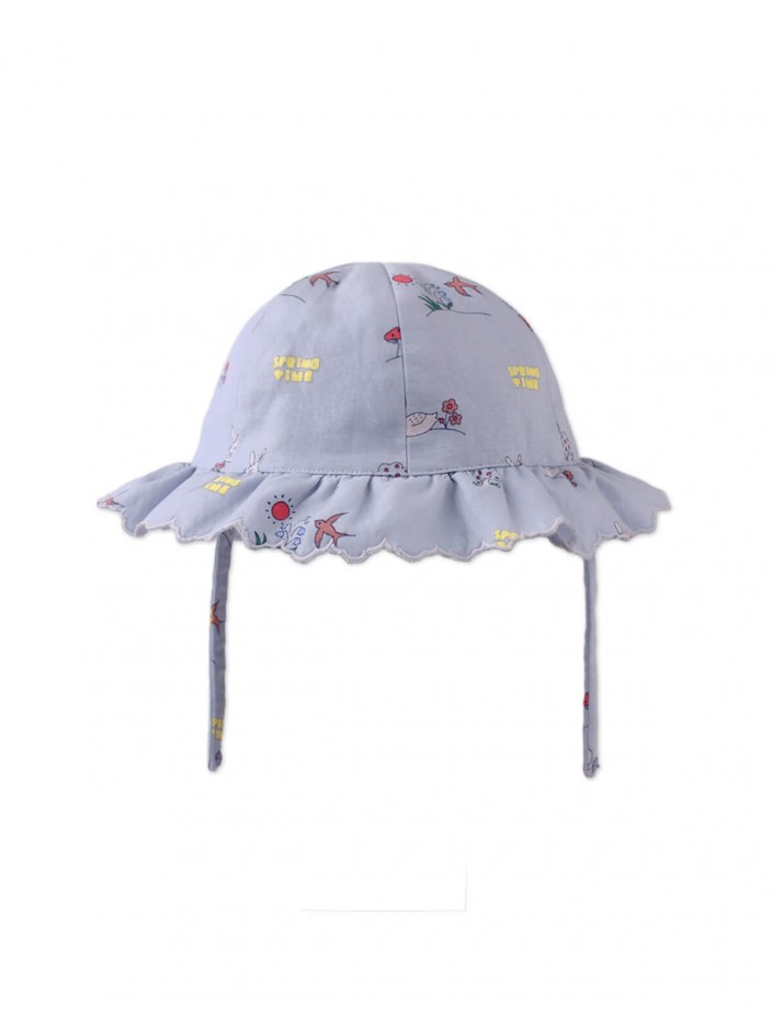 Baby Fraya Hat With Scallop Embroidery