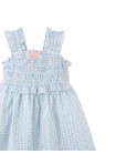 Powder Dress with Shirred Straps & Ruffles