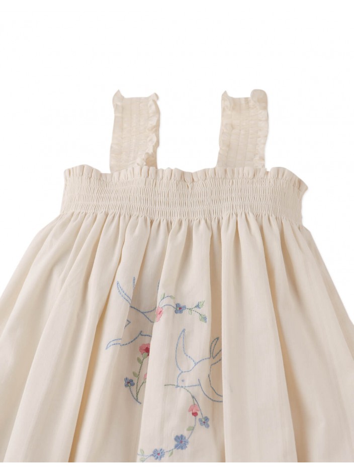Alessia Cross- Stitch Embroidered Dress