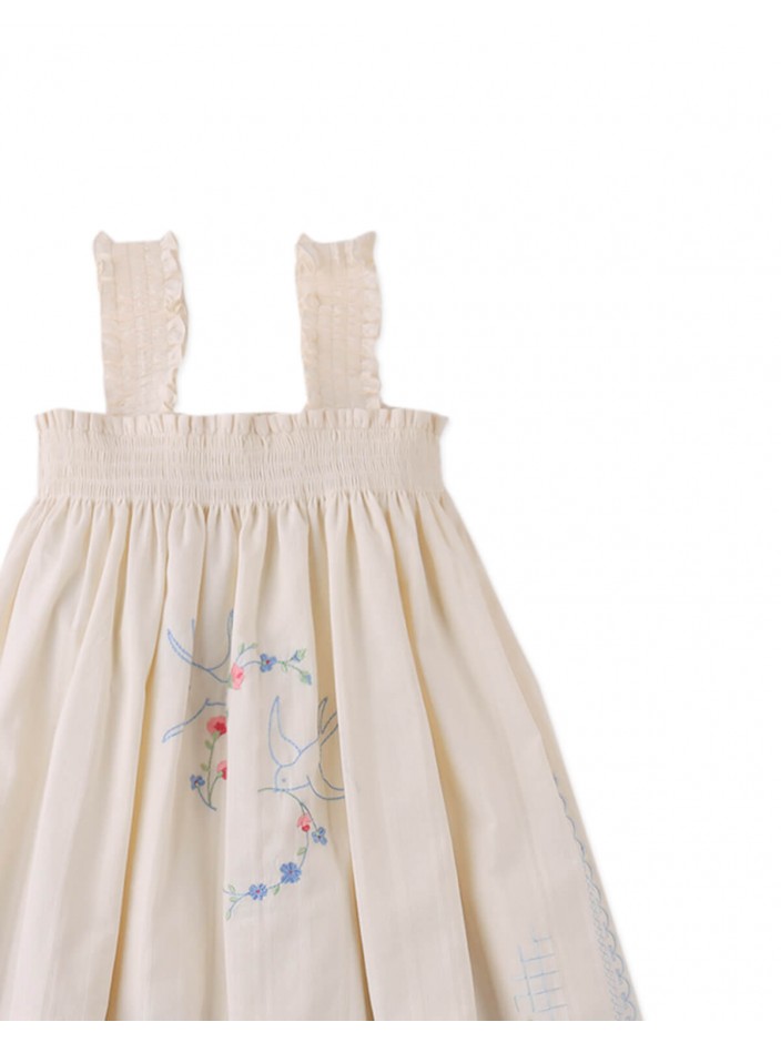 Alessia Cross- Stitch Embroidered Dress