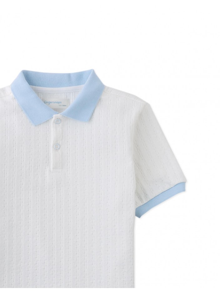 Daz Cable Jersey Polo Shirt