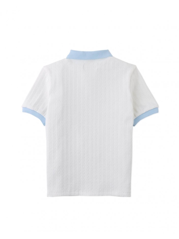 Daz Cable Jersey Polo Shirt