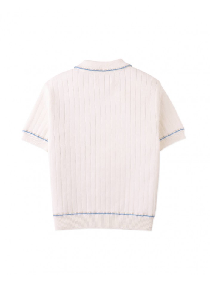Reiner Polo Shirt with Stripe Tipping Accents