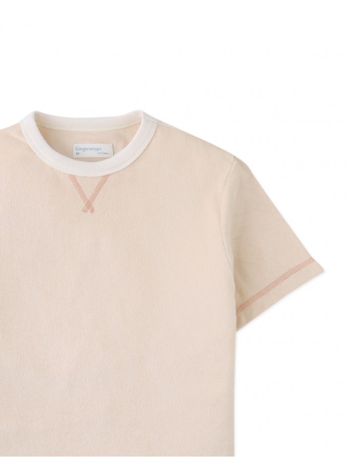 Gunther Ringer Tee with Contrast V-Spreader