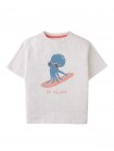 Oruo Surfing Octopus Relaxed-Fit Graphic Tee
