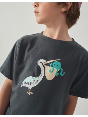 Eld Pelican Relaxed-Fit Jersey Graphic Tee