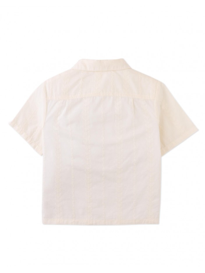 Armin Embroidered Camp Collar Shirt
