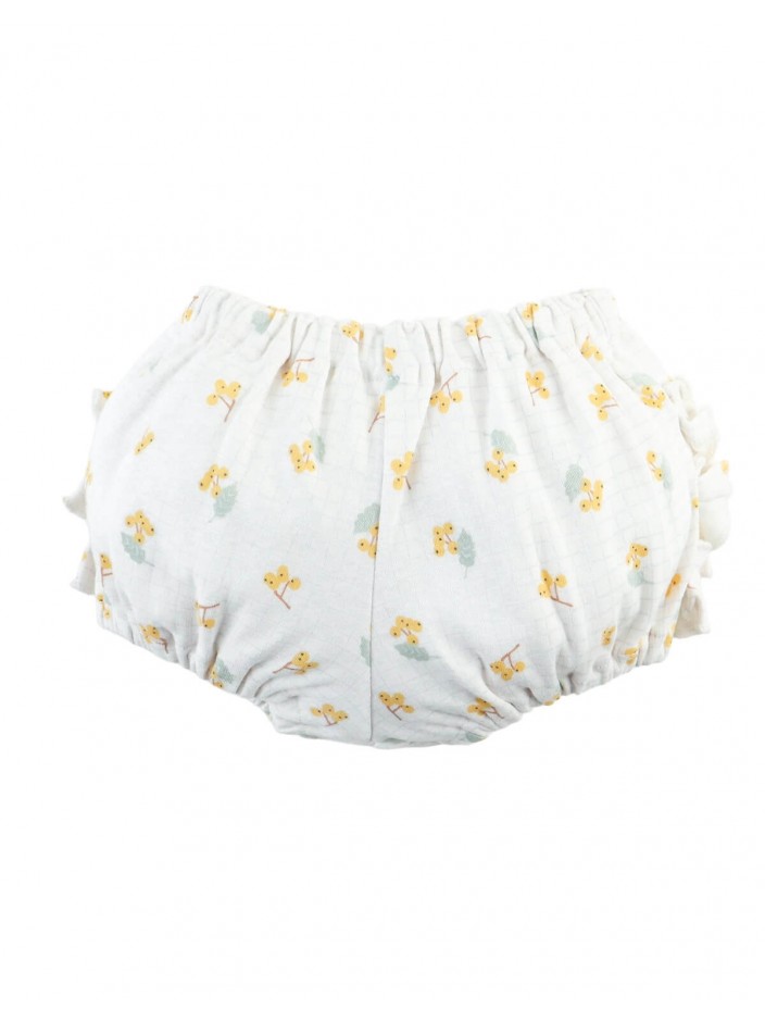 Baby Cecille Tiered-Ruffled Bloomers with All-Over Berries Print