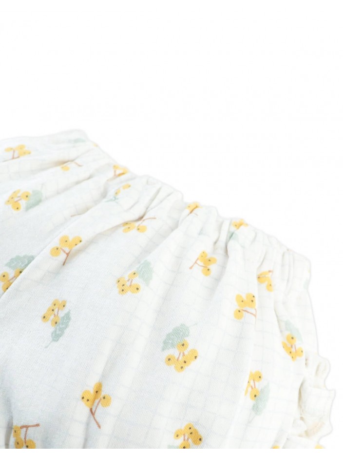 Baby Cecille Tiered-Ruffled Bloomers with All-Over Berries Print
