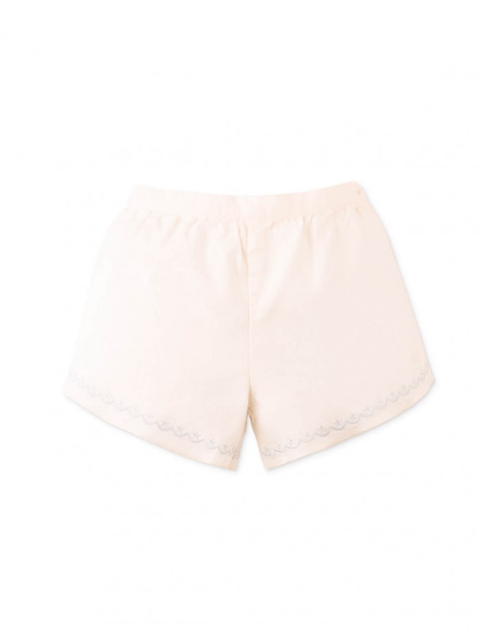 Baby Sharpay Embroidered Blouse & Shorts Set