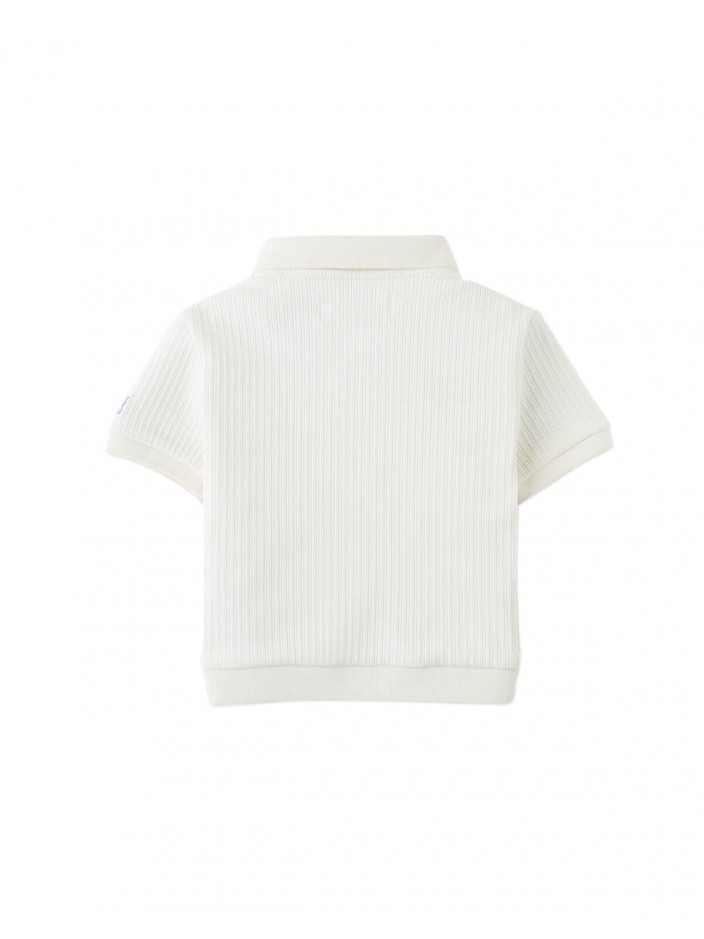 Baby Floch Polo Shirt with GG Logo Embroidery