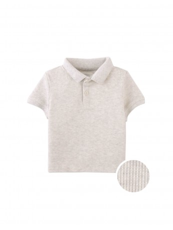 Baby Keith Waffle Knit Polo Shirt