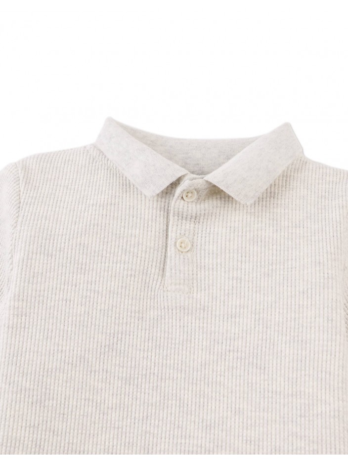 Baby Keith Waffle Knit Polo Shirt