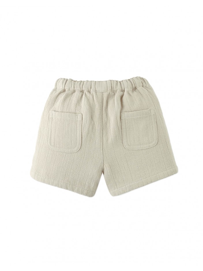 Baby Marlow Drawstring Shorts with Contrast Stitching