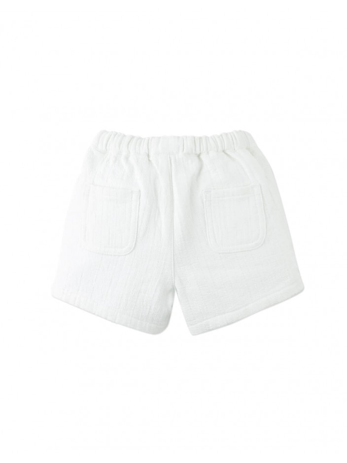 Baby Marlow Drawstring Shorts with Contrast Stitching