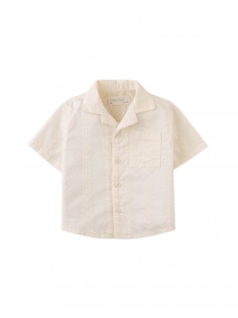 Baby Armin Embroidered Camp Collar Shirt