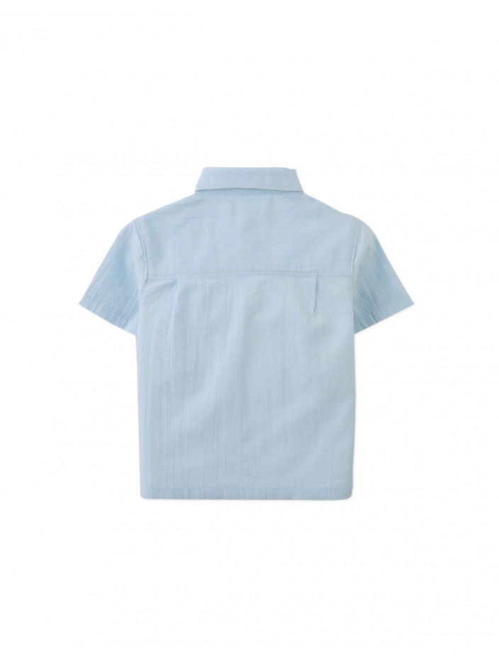 Baby Thomas Striped Dobby Shirt with Pocket