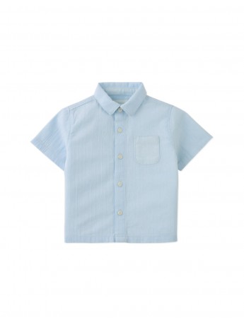Baby Thomas Striped Dobby Shirt with Pocket