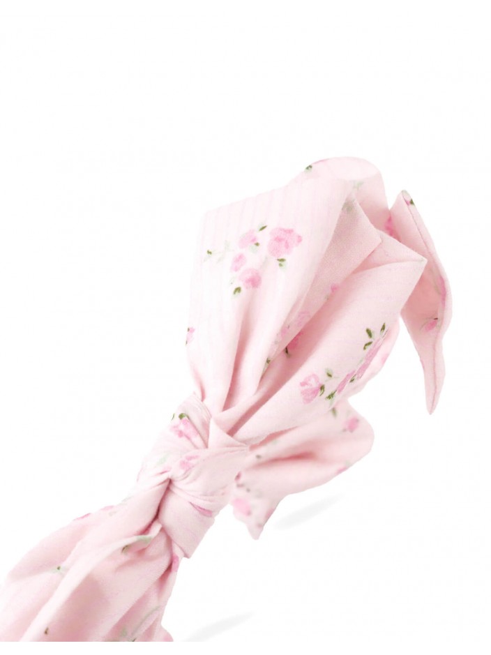 Elodie Ruched Headband With Ties